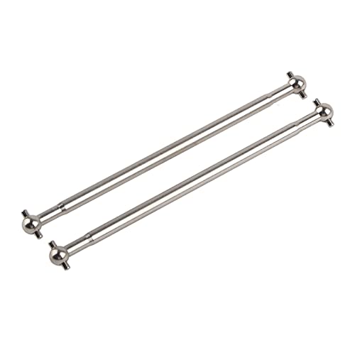 Culnflun CNC -Bearbeitung Aluminiumlegierung Hundeknochenantriebswellen Langlebige elektroplierende Oberflächen -Upgrade -Zubehör für FS 53633 51805 51806 1/10 RC -Auto Skalier (583104T Silver) von Culnflun