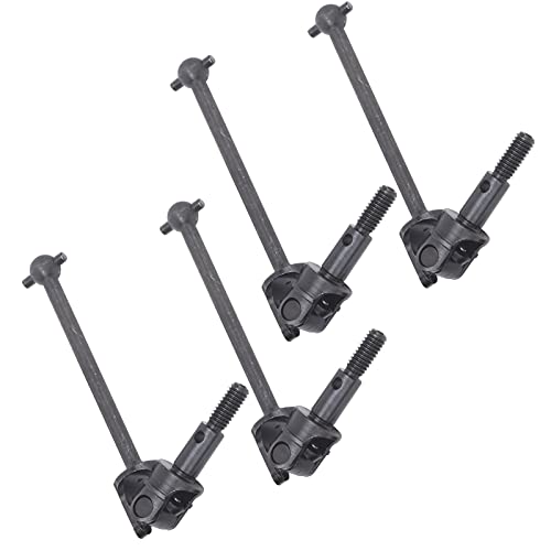 Culnflun CVD -Antriebswelle, 4PCS -Stahl -CVD -Antriebswelle -Getriebeachse für HSP 94123/94108/94102 1/10 RC -Auto (Black) von Culnflun