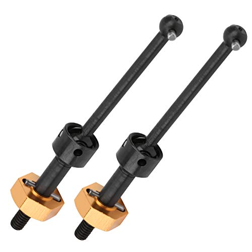 Culnflun CVD -Antriebswellen -Kombinierer, universelle Achse 5mm Metall Black Gold RC Accessoire, Fit TT01T T02 Fernbedienungsauto Modell von Culnflun