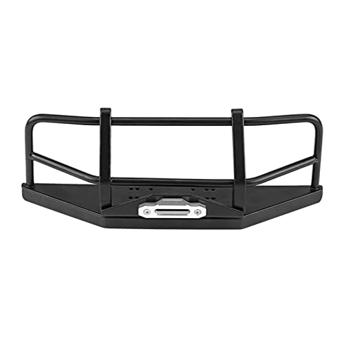 Culnflun Crashsichere Frontstoßstange aus Metall, RC-Autoteile, kompatibel mit 1/10 RC Crawler-Kletterautos, Edelstahl, 19 cm, 183 g von Culnflun
