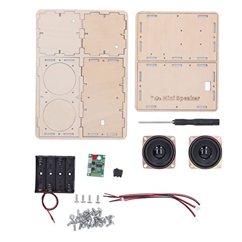 Culnflun DIY Bluetooth Lautsprecher Kit Bildungsspaß Stereo Surround -Musik -Musikgebäudeprojekt für Kinder Teenager Composite Wood Science Craft Set Set von Culnflun
