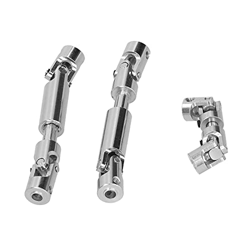 Culnflun Drive Shaft, 3Pcs RC Metal Drive Shaft Transmission Axle Fit for MN86 1/12 RC Crawler Upgrade Parts von Culnflun