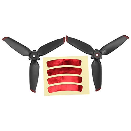 Culnflun FPV -Drohnen -Propeller, 1 Paar FPV Drohne 5328S Propeller QuickRelease Quadcopter Paddle Blades, für FPV -Drohne (Rot) von Culnflun
