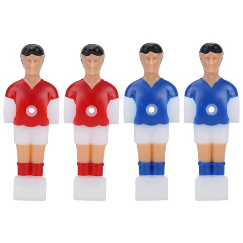 Culnflun Foosball -Spieler Fußballspiele Mini Humanoid Plastikpuppe Tisch Fußball Maschine Accessoire Rot Blau Leichtes Gewicht Kleiner Größe von Culnflun