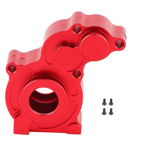 Culnflun Getriebefassungsschale Präzision CNC Bearbeitete Aluminiumlegierung RC -Zubehör für axiale SCX10 Vierradantrieb Elektrische RC Crawler Car (Scx0013r rot) von Culnflun
