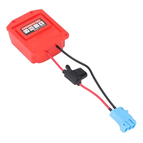 Culnflun Kinder Reitspielzeug -Batterieadapter stabil, Leichter 18 -V -Leistungskonverter für Peg Perego Ride auf Spielzeug Bauchmuskeln mit Kabelbaumsteckern und Halter im Freien (Blauer Anschluss) von Culnflun