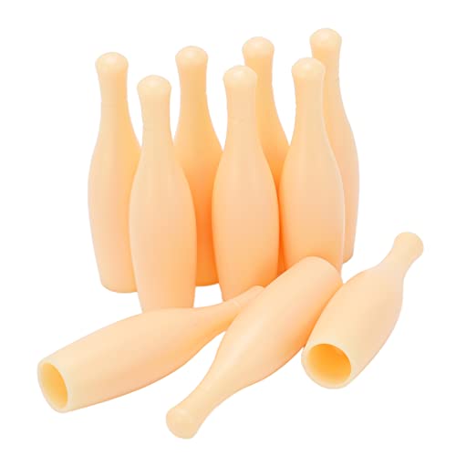 Culnflun Kleinkind Bowling -Stifte 10 Prozent, Plastiktisch Bowlingspiel Pädagogikspielzeug für Kinder Mini Bowling Pins von Culnflun