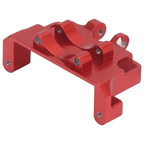 Culnflun Lenksservo -Halterung, Aluminiumlenker Lenkgetriebe Fixierte Berg -Servo -Halterung für axiale SCX24 90081 1/24 RC -Auto (Rot) von Culnflun