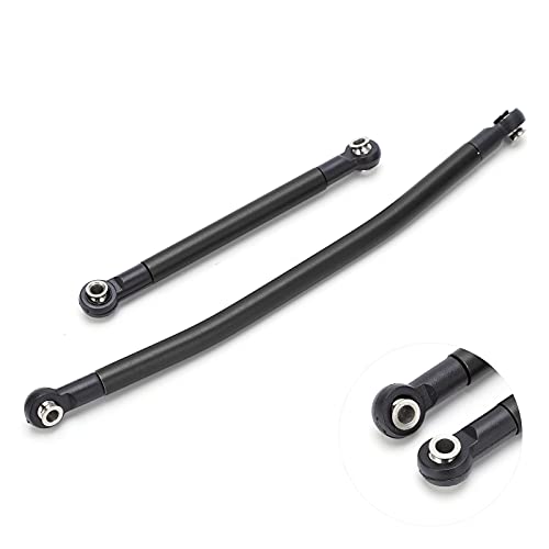 Culnflun Lenkstange, Aluminiumlegierung Lenkverbindungs ​​-Bindungsstange Kit für Axial SCX10 90046 90047 RC Car (Black) von Culnflun