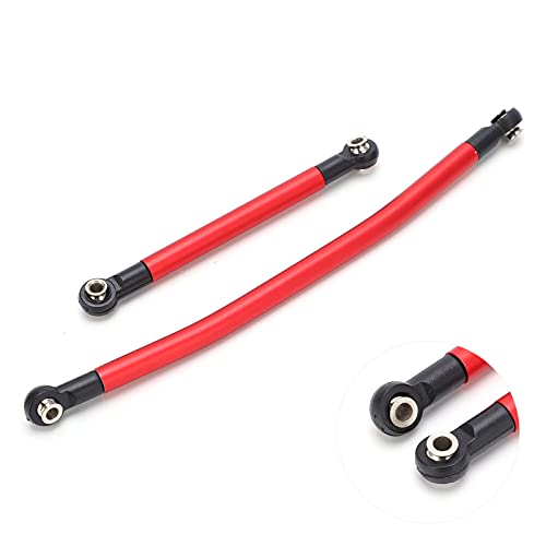 Culnflun Lenkstange, Aluminiumlegierung Lenkverbindungs ​​-Bindungsstange Kit für Axial SCX10 90046 90047 RC Car (Red) von Culnflun