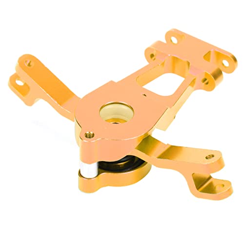 Culnflun Lenkungsbaugruppe Legierung, Aluminiumlegierung Lenkungsbaugruppe Glocke für Erevo 2.0/Summit 1/10 RC -Auto (Golden) von Culnflun