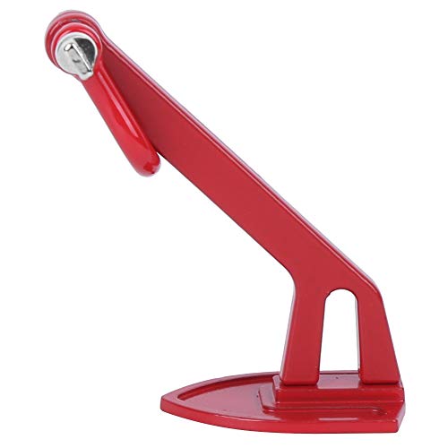 Culnflun Metal Anchor, 1/10 RC Car Metal Winch Anchor Earth Ground Decoration Tool, Fit for Axial SCX10 D90 HPI (Red) von Culnflun