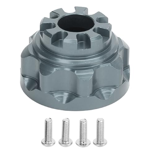 Culnflun Metal Differential Case Aluminiumlegierung Upgrade -Teile vorne hinten universell Differhalt für 1/10 RC -Auto (Ti Color) von Culnflun
