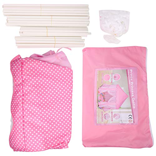 Culnflun Play Tent Castle Hex Form Indoor Outdoor Prinzessin Playhouse Buch Reading Storytelling Imaginative Spiel 230t Polyester Pongee von Culnflun