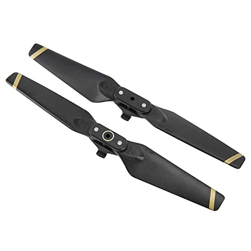 Culnflun Propeller, 2pcs Propeller für D Ji Spark Drone Schnellverkaufsklingen 4730f Requisiten Ersatzteile (Black Gold Edge) von Culnflun