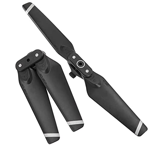 Culnflun Propeller, 2pcs Propeller für D Ji Spark Drone Schnellverkaufsklingen 4730f Requisiten Ersatzteile (Black Silver Edge) von Culnflun