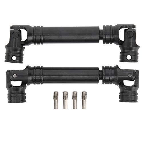 Culnflun RC -Antriebswelle, 2pcs Stahl Mehrfacher Spline -Antriebswelle RC Getriebewelle Drehde Design Universalgelenkwelle für axiale SCX10 III AXI03007 RC -Auto von Culnflun