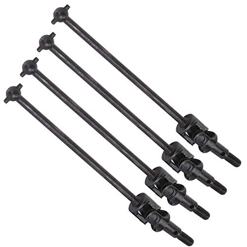 Culnflun RC -Antriebswelle, 4pcs Universal Drive Swaft Stahl -Schwungwelle RC Accessoire, geeignet für HSP 94111 1/10 RC -Auto (Schwarz) von Culnflun
