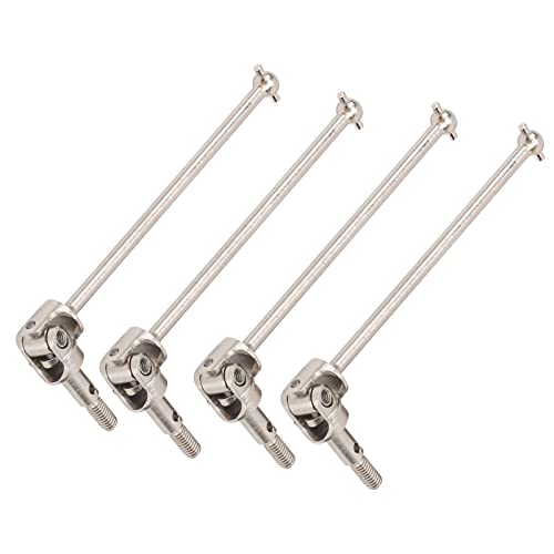 Culnflun RC -Antriebswelle, 4pcs Universal Drive Swaft Stahl -Schwungwelle RC Accessoire, geeignet für HSP 94111 1/10 RC -Auto (Silber) von Culnflun