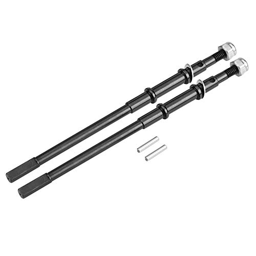 Culnflun RC Antriebswelle Hinterachse Hundebone Upgrade Accessoire Feststoffantriebswelle für axiale SCX10 II 90046 90047 RC -Auto schwarz 28g 2 Teile Culnflun RC Antriebswelle Hinterachse Hundebone Upgrade Accessoire Feststoffantriebswelle für axiale SCX10 II 90046 90047 RC -Auto schwarz 28g 2 Teile von Culnflun