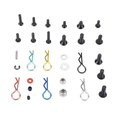 Culnflun RC Auto Reparaturschraub Kit Professionelles Metall Set für Redcat HPI Arrma losi 1/10 RC -Autos mit Haltbarkeit Aufbewahrungsbox von Culnflun