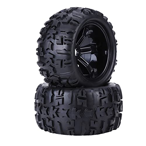 Culnflun RC -Autorreifen RC -LKW -Reifen RC -Auto Hub -Reifen Anti -Schleuderoberfläche Superior Grip für 1/8 RC -LKW -Auto schwarz 4pcs/Set Gummi -Kunststoff 150 mm 92 mm 77 mm von Culnflun