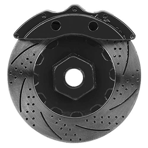 Culnflun RC Bremsscheibe, 40 mm 4pcs High Simulation Metall Bremsscheiben -Bremssättel für 4 6 1/10 RC Series Car (Black) von Culnflun