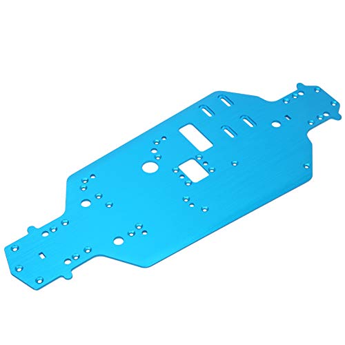 Culnflun RC -Chassis, Aluminium -Legierungs -Chassis -Bodplatten -Ersatzteile für HSP 94122 1/10 RC -Auto (Blau) von Culnflun