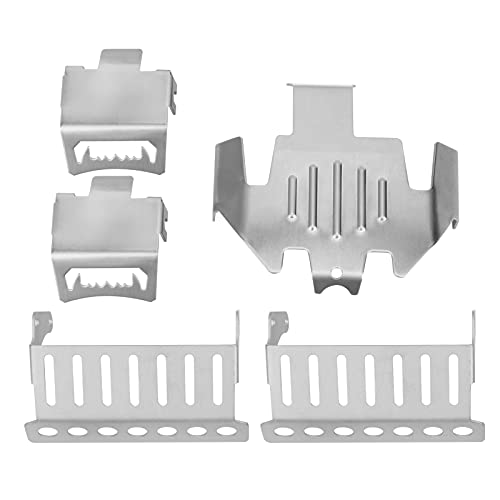 Culnflun RC Chassis Armor Plate, 5pcs Stainless Steel Protective Guard Plate, for 4 Bronco G500 1/10 RC Car von Culnflun