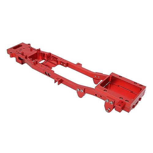 Culnflun RC Chassis Frame, RC Metal Chassis Frame DIY -Teil für WPL D12 1/10 RC Modellauto -Upgrade -Teilezubehör (Rot) von Culnflun