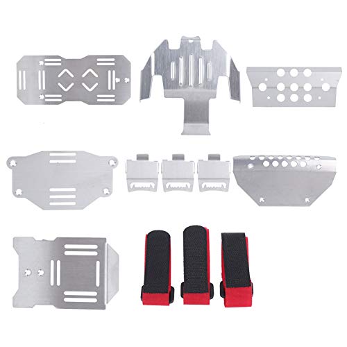 Culnflun RC Chassis Protector, 8pcs Edelstahlplatte Durabilität RC -Auto -Chassis -Beschützer für 6 G63 6x6 1/10 RC Fahrzeug von Culnflun