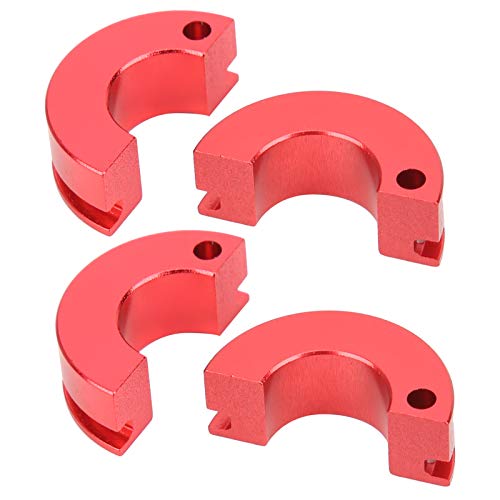 Culnflun RC Clutch, 2Set Aluminium Alloy Clutch Shoes with Spring, Fit for Nitro HSP 1/10 Remote Control Car (Red) von Culnflun