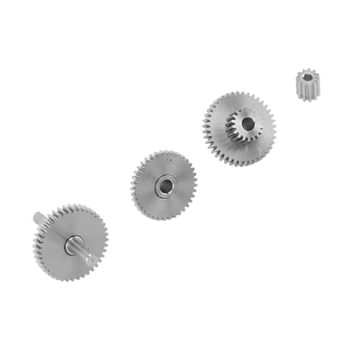 Culnflun RC Crawler Gear Set Edelstahl Easy Installation Light Precise Getriebegetriebe 4m 1/18 Crawler (16.6:1) von Culnflun