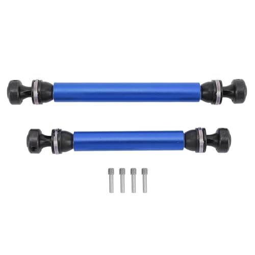 Culnflun RC Front Rear CVD Drive Shaft Professional Metal Transmission Shaft for Axial RBX10 Ryft 1/10 RC Car (Blue) von Culnflun
