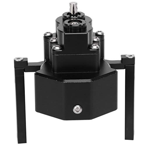 Culnflun RC -Getriebe, 73 x 66 x 53 mm Frontmetall -Chassis -Rahmen Hochleistungsgetriebe für 1/10 RC Crawler Car 313 mm Radstand (Black) von Culnflun