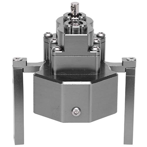 Culnflun RC -Getriebe, 73 x 66 x 53 mm Frontmetall -Chassis -Rahmen Hochleistungsgetriebe für 1/10 RC Crawler Car 313 mm Radstand (Ti Color) von Culnflun