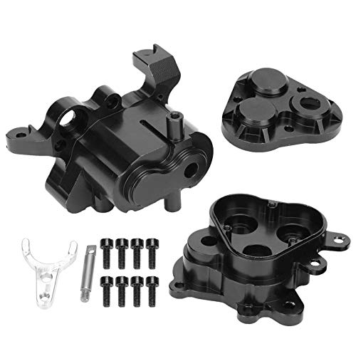 Culnflun RC -Getriebeschale, Aluminiumlegierung RC -Getriebeschale Austausch für Traxxas 4 6 1/10 Fernbedienungsauto (Black) von Culnflun