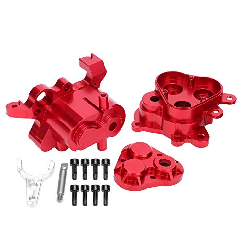 Culnflun RC -Getriebeschale, Aluminiumlegierung RC -Getriebeschale Austausch für Traxxas 4 6 1/10 Fernbedienungsauto (Red) von Culnflun