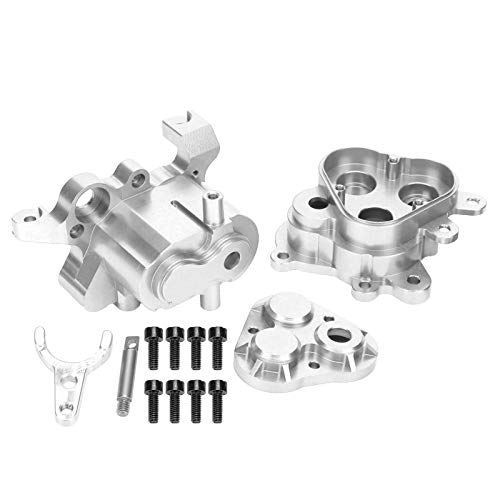 Culnflun RC -Getriebeschale, Aluminiumlegierung RC -Getriebeschale Austausch für Traxxas 4 6 1/10 Fernbedienungsauto (Silver) von Culnflun