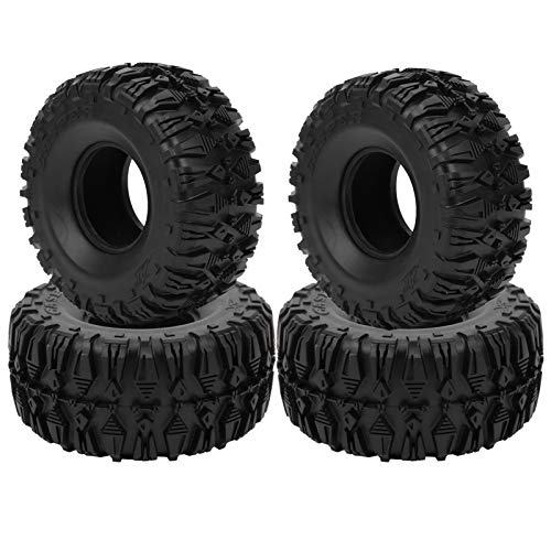 Culnflun RC -Gummi -Reifen, 4pcs 2,2 -Zoll -PC -Gummi -Radreifen, geeignet für SCX10 4 6 1/10 RC Kletterkriechler von Culnflun