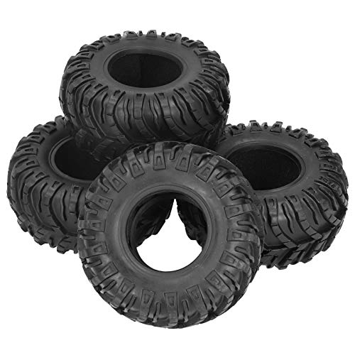 Culnflun RC -Gummi -Reifen, 4pcs RC Crawler Tire RC Gummirad mit Profilmuster für RC -Automodell 130 mm 58 mm von Culnflun