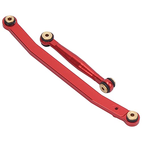 Culnflun RC Lenkstange, RC Aluminiumlegierung Lenkstange Dose Links für axial SCX24 90081 1/24 RC -Autos Teile (Rot) von Culnflun
