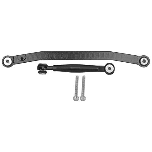 Culnflun RC Lenkstange, RC Aluminiumlegierung Lenkstange Dose Links für axial SCX24 90081 1/24 RC -Autos Teile (Schwarz) von Culnflun