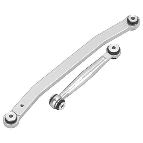 Culnflun RC Lenkstange, RC Aluminiumlegierung Lenkstange Dose Links für axial SCX24 90081 1/24 RC -Autos Teile (Silber) von Culnflun