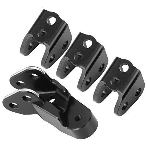 Culnflun RC Link Mount Set, 4pcs Aluminiumlegierung RC -Autozubehör perfekt, geeignet für Redcat Gen8 Scout II 1/10 RC -Auto (Black) von Culnflun