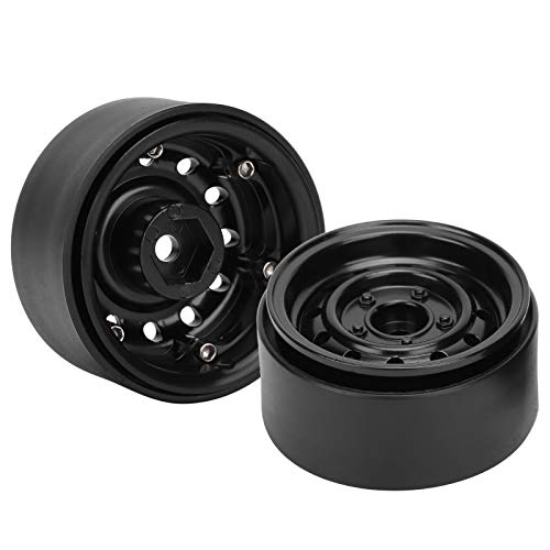 Culnflun RC Wheel Hub, 2pcs RC Metall Beadlock Haltbarkeit CNC bearbeitet 12 Loch Universal, geeignet für 1/10 RC Crawler Car Upgrade -Zubehör 1,9 Zoll von Culnflun