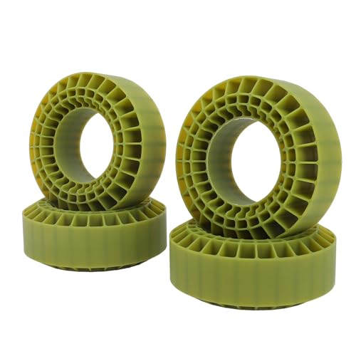 Culnflun Silicon Wheel -Reifeneinsätze 108 x 42 mm 4pcs Verbessertes Seitenwand unterstützen überlegene Traktionsleistung für SCX10 1/10 Crawler Car von Culnflun