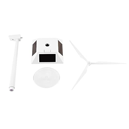 Culnflun Solar Wind Mill Model Spielzeug, Mini Abs Plastik Wind Kinder intelligente 3 Blades Model Kinder Bildung Lernen Spielzeug tolle Tabletop Handwerk von Culnflun