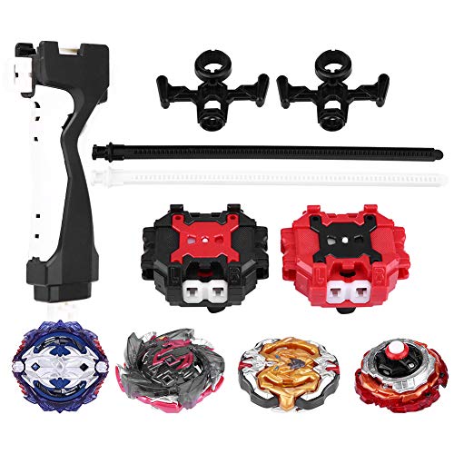 Culnflun Spinning Top Toys Burst Set Metal Fusion Gyro mit Launcher und Aufklebern Vier Tops Zwei Launcher enthalten Culnflun Spinning Top Toys Burst Set Metal Fusion Gyro mit Launcher und Aufklebern Vier Tops Zwei Launcher enthalten von Culnflun