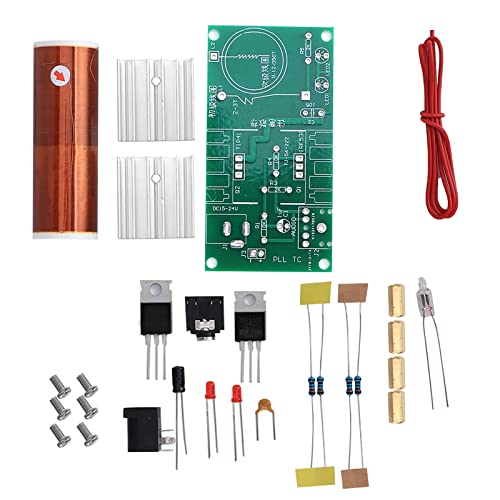 Culnflun Spulenmodul DIY Mini Electronic Kit Unassemonte Plasma -Sprecher 15W DC 15 24V 2A für Wissenschaftsliebhaber und Pädagogen Synthetische Karton von Culnflun